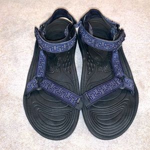 Teva Black and Blue Men's Sandals